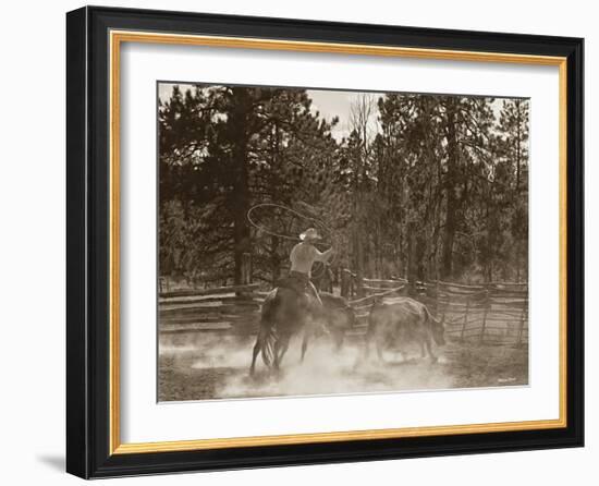 Roundup Day-Barry Hart-Framed Art Print