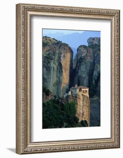 Roussanou Monastery in Greece-Paul Souders-Framed Photographic Print