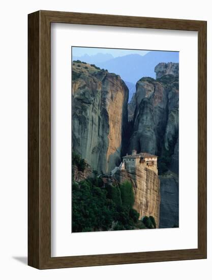 Roussanou Monastery in Greece-Paul Souders-Framed Photographic Print