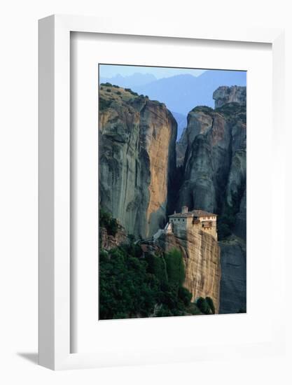 Roussanou Monastery in Greece-Paul Souders-Framed Photographic Print