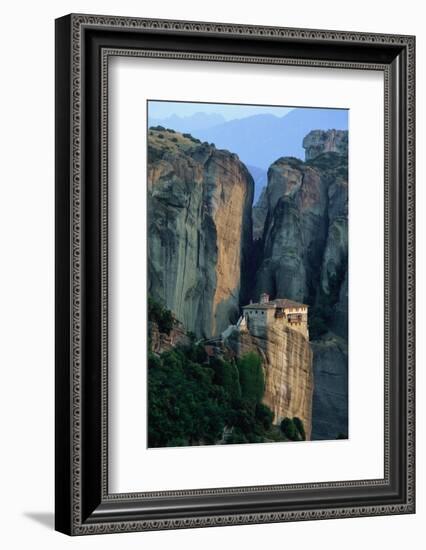 Roussanou Monastery in Greece-Paul Souders-Framed Photographic Print