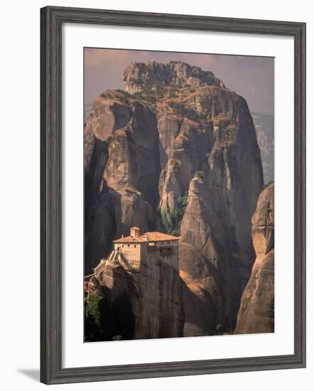 Roussanou Monastery, Meteora, Greece-Walter Bibikow-Framed Photographic Print