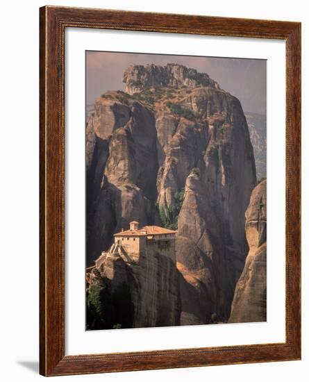 Roussanou Monastery, Meteora, Greece-Walter Bibikow-Framed Photographic Print