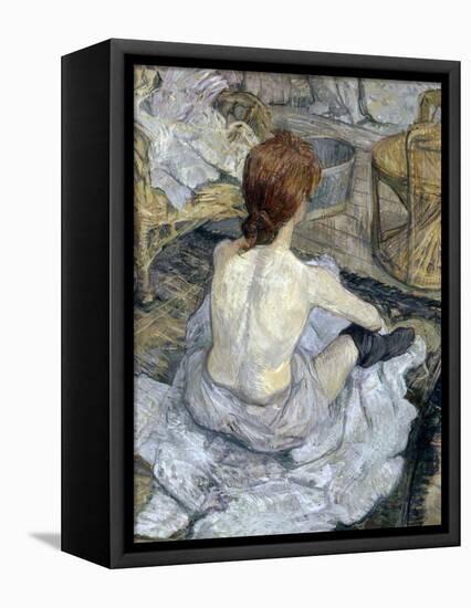 Rousse (La Toilette)-Henri de Toulouse-Lautrec-Framed Premier Image Canvas