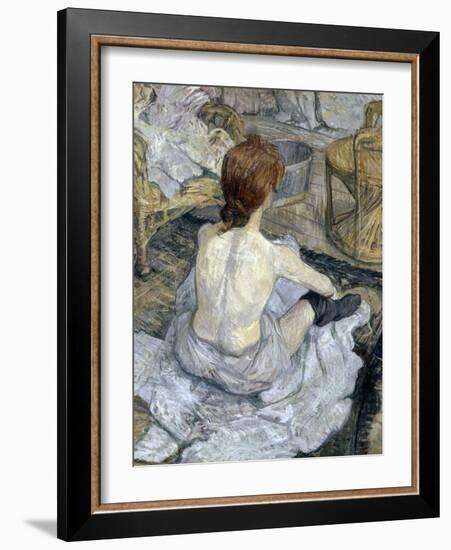 Rousse (La Toilette)-Henri de Toulouse-Lautrec-Framed Giclee Print