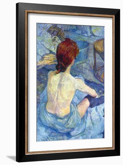 Rousse the Toilet-Henri de Toulouse-Lautrec-Framed Art Print