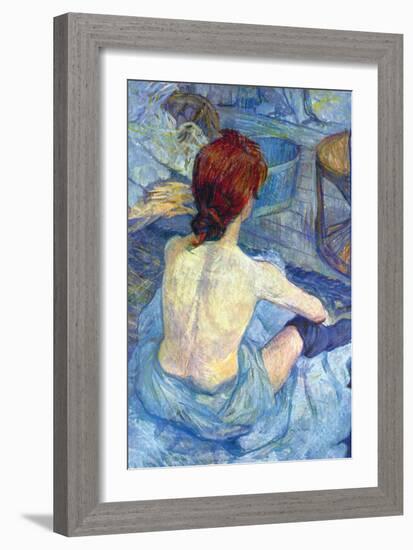 Rousse The Toilet-Henri de Toulouse-Lautrec-Framed Art Print