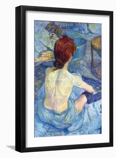 Rousse The Toilet-Henri de Toulouse-Lautrec-Framed Art Print