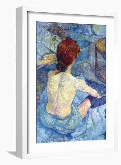 Rousse The Toilet-Henri de Toulouse-Lautrec-Framed Art Print