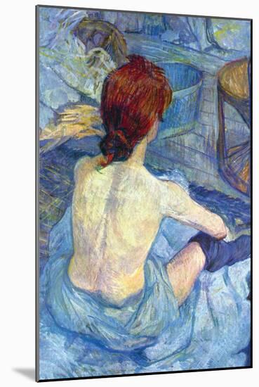 Rousse The Toilet-Henri de Toulouse-Lautrec-Mounted Art Print