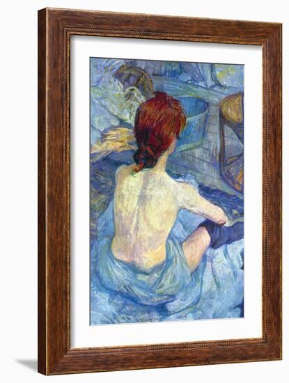 Rousse The Toilet-Henri de Toulouse-Lautrec-Framed Premium Giclee Print