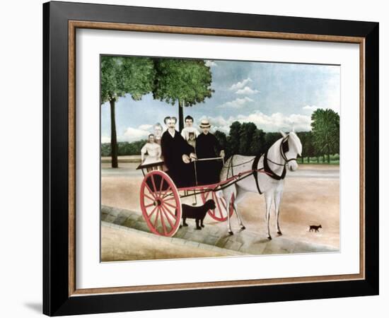 Rousseau: Cart, 1908-Henri Rousseau-Framed Giclee Print