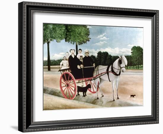 Rousseau: Cart, 1908-Henri Rousseau-Framed Giclee Print