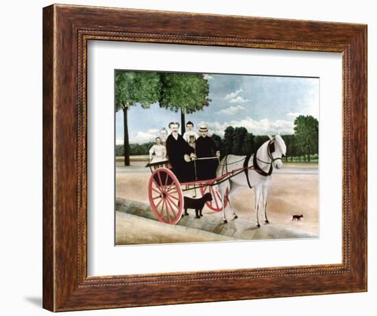 Rousseau: Cart, 1908-Henri Rousseau-Framed Giclee Print