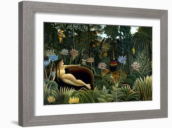 Rousseau: Dream, 1910-Henri Rousseau-Framed Giclee Print