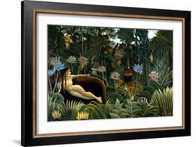 Rousseau: Dream, 1910-Henri Rousseau-Framed Giclee Print