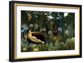 Rousseau: Dream, 1910-Henri Rousseau-Framed Giclee Print