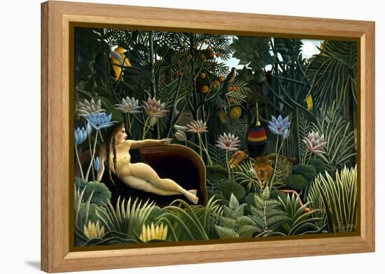 Rousseau: Dream, 1910-Henri Rousseau-Framed Premier Image Canvas