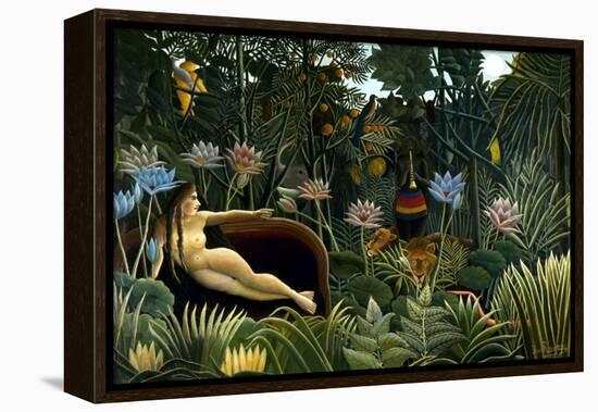 Rousseau: Dream, 1910-Henri Rousseau-Framed Premier Image Canvas