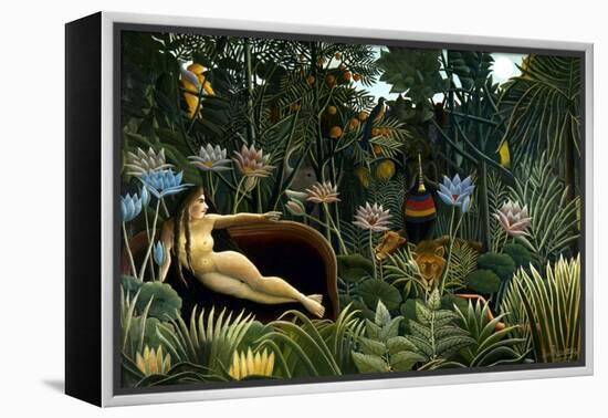 Rousseau: Dream, 1910-Henri Rousseau-Framed Premier Image Canvas