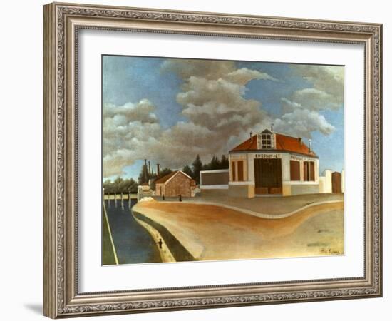 Rousseau: Factory, C1897-Henri Rousseau-Framed Giclee Print