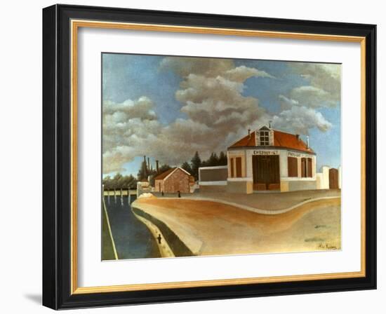 Rousseau: Factory, C1897-Henri Rousseau-Framed Giclee Print