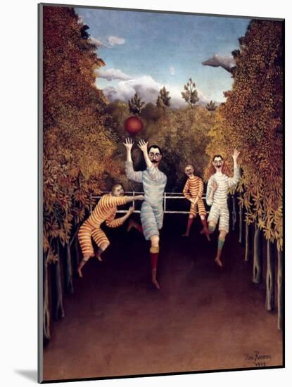 Rousseau: Football, 1908-Henri Rousseau-Mounted Giclee Print