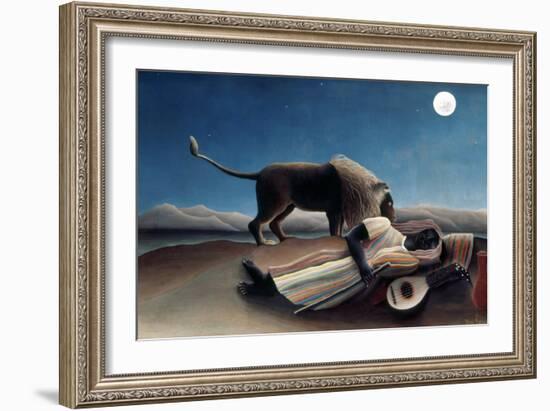 Rousseau: Gypsy, 1897-Henri Rousseau-Framed Giclee Print