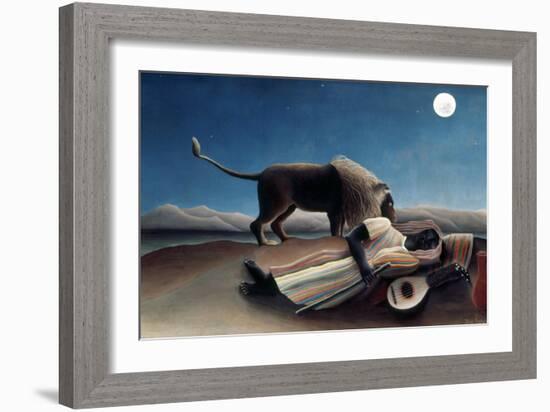 Rousseau: Gypsy, 1897-Henri Rousseau-Framed Giclee Print