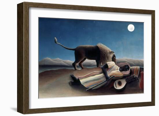 Rousseau: Gypsy, 1897-Henri Rousseau-Framed Giclee Print