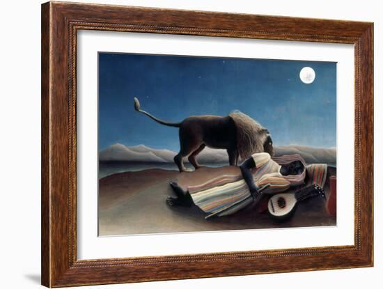 Rousseau: Gypsy, 1897-Henri Rousseau-Framed Giclee Print