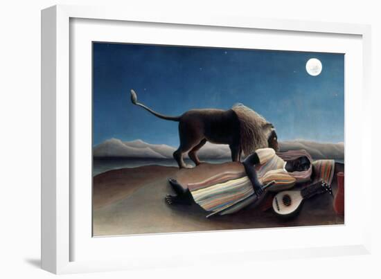 Rousseau: Gypsy, 1897-Henri Rousseau-Framed Giclee Print