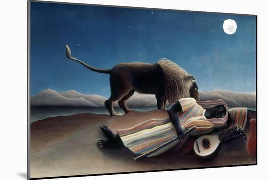 Rousseau: Gypsy, 1897-Henri Rousseau-Mounted Giclee Print