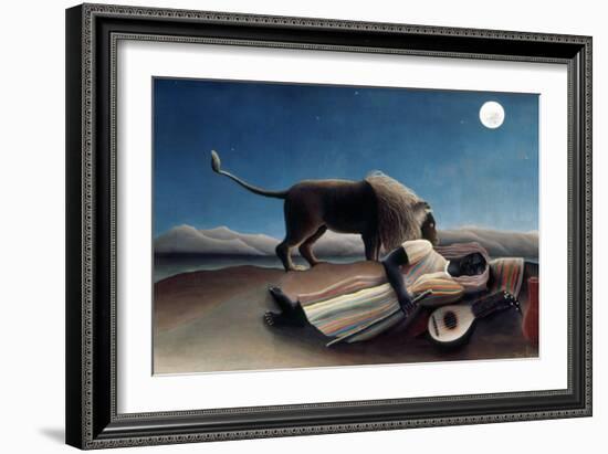 Rousseau: Gypsy, 1897-Henri Rousseau-Framed Giclee Print