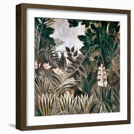 Rousseau: Jungle, 1909-Henri Rousseau-Framed Giclee Print