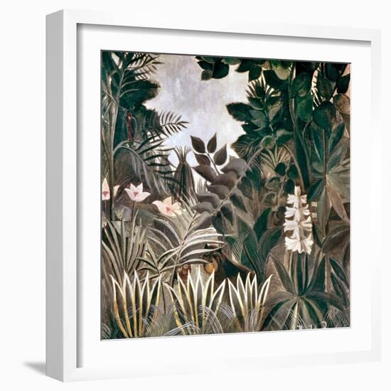 Rousseau: Jungle, 1909-Henri Rousseau-Framed Giclee Print