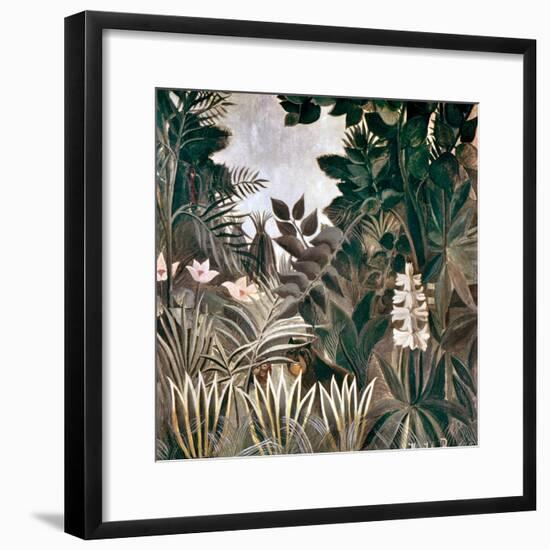 Rousseau: Jungle, 1909-Henri Rousseau-Framed Giclee Print