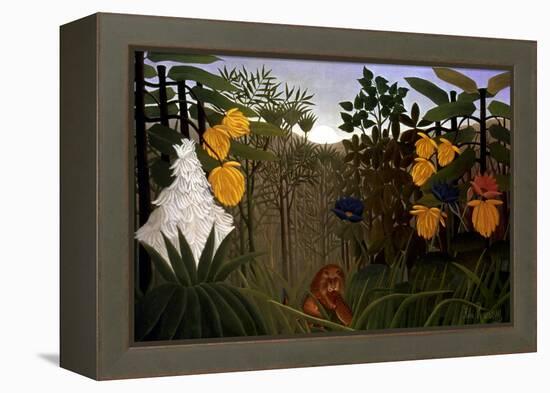 Rousseau: Lion-Henri Rousseau-Framed Premier Image Canvas