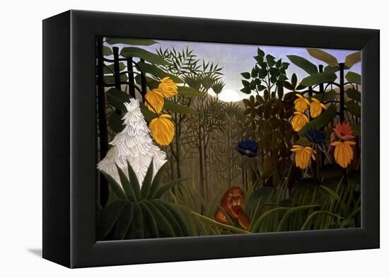 Rousseau: Lion-Henri Rousseau-Framed Premier Image Canvas