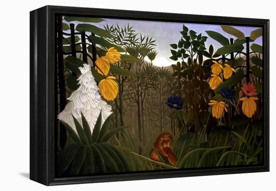 Rousseau: Lion-Henri Rousseau-Framed Premier Image Canvas