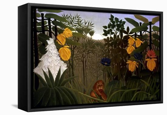 Rousseau: Lion-Henri Rousseau-Framed Premier Image Canvas