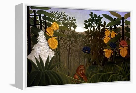 Rousseau: Lion-Henri Rousseau-Framed Premier Image Canvas