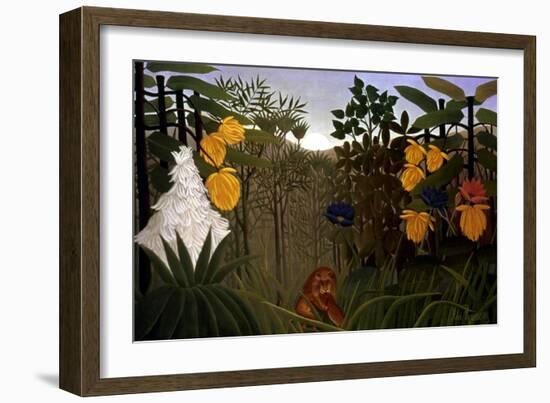 Rousseau: Lion-Henri Rousseau-Framed Giclee Print