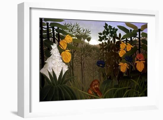 Rousseau: Lion-Henri Rousseau-Framed Giclee Print