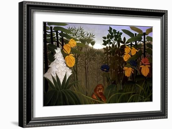 Rousseau: Lion-Henri Rousseau-Framed Giclee Print