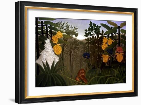 Rousseau: Lion-Henri Rousseau-Framed Giclee Print