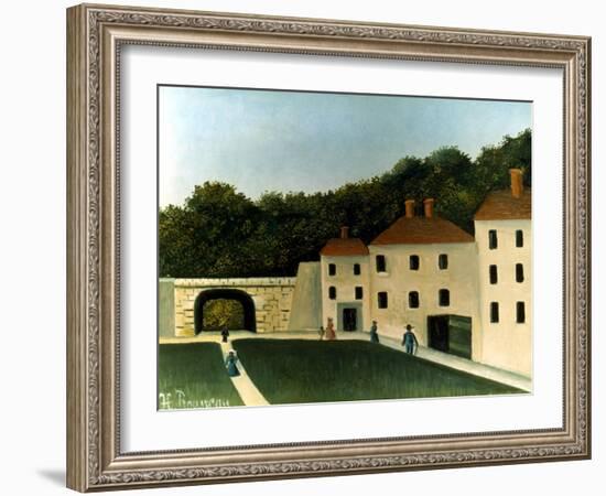 Rousseau:Promenaders,C1907-Henri Rousseau-Framed Giclee Print