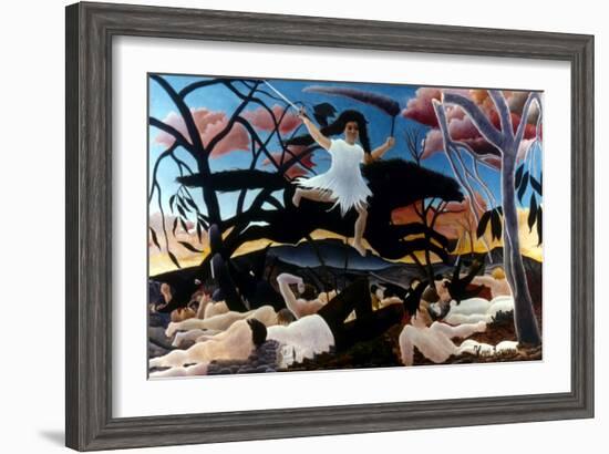 Rousseau: War, 1894-Henri Rousseau-Framed Giclee Print