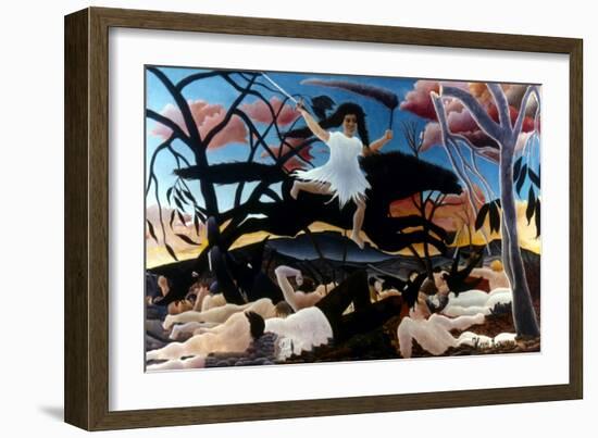 Rousseau: War, 1894-Henri Rousseau-Framed Giclee Print