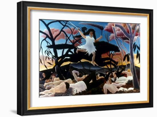 Rousseau: War, 1894-Henri Rousseau-Framed Giclee Print